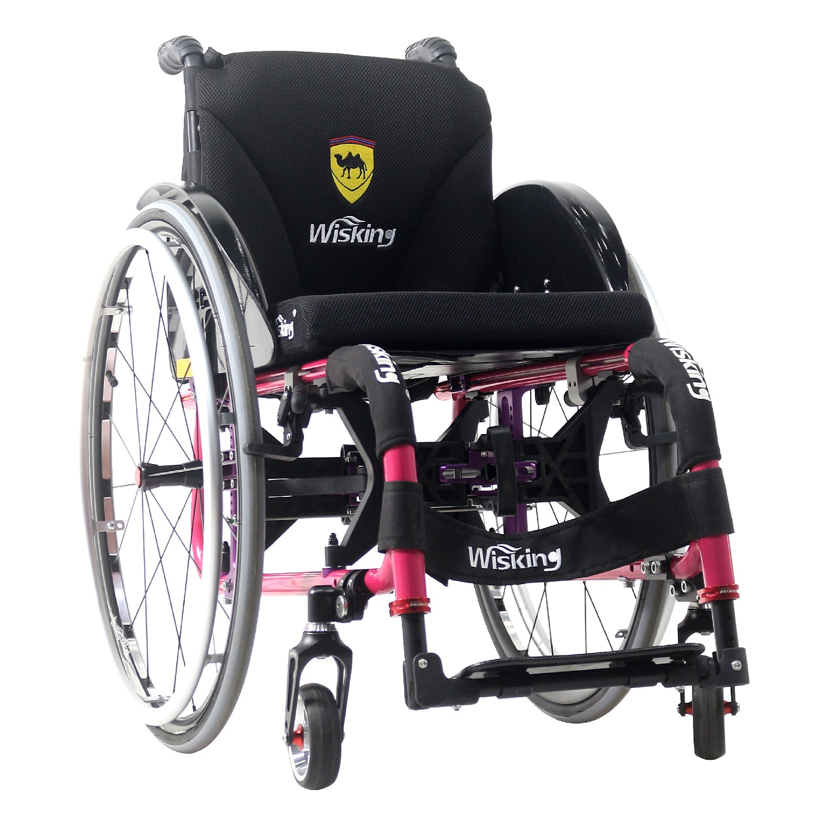 Leichter klappbarer Aktivrollstuhl aus Aluminiumlegierung für Behinderte