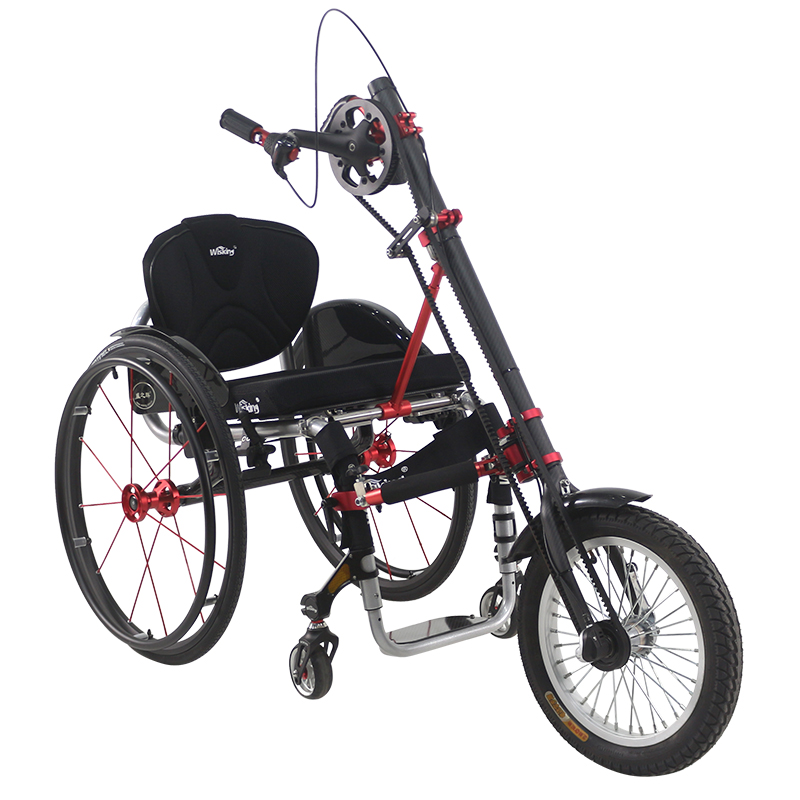 ultraleichtes behindertengerechtes Rollstuhltraktor Handbike für Behinderte