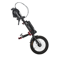 Handkurbel-Rollstuhlanhänger mit elektrischer Unterstützung für den Rennsport