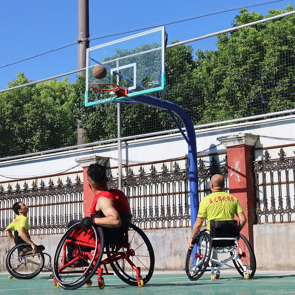Behinderter manueller leichter Basketball-Aktiv-Rollstuhl aus Aluminiumlegierung