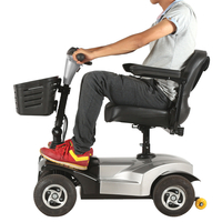 Kleiner Vierrad-Mobilitäts-Scooter für ältere Menschen